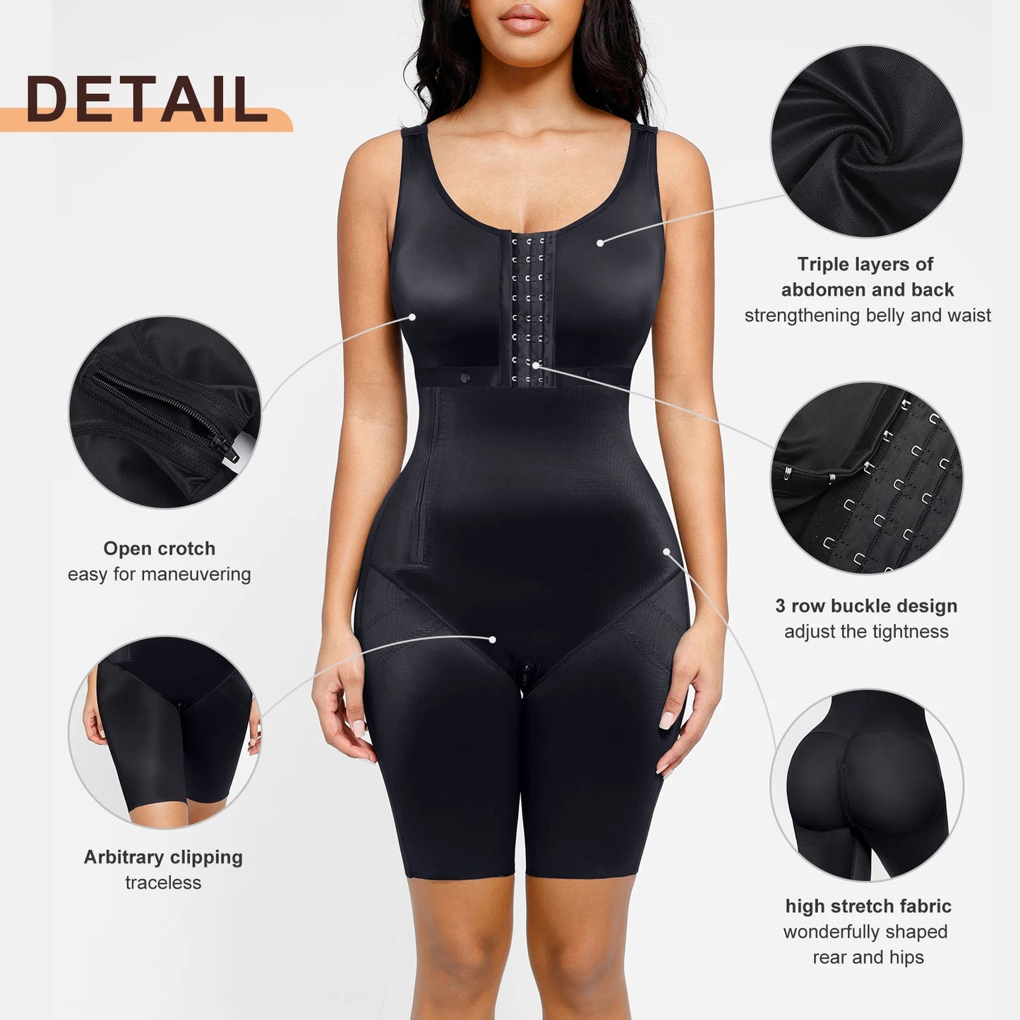 YOUShape™ Side-Zip Full-Body Shaper