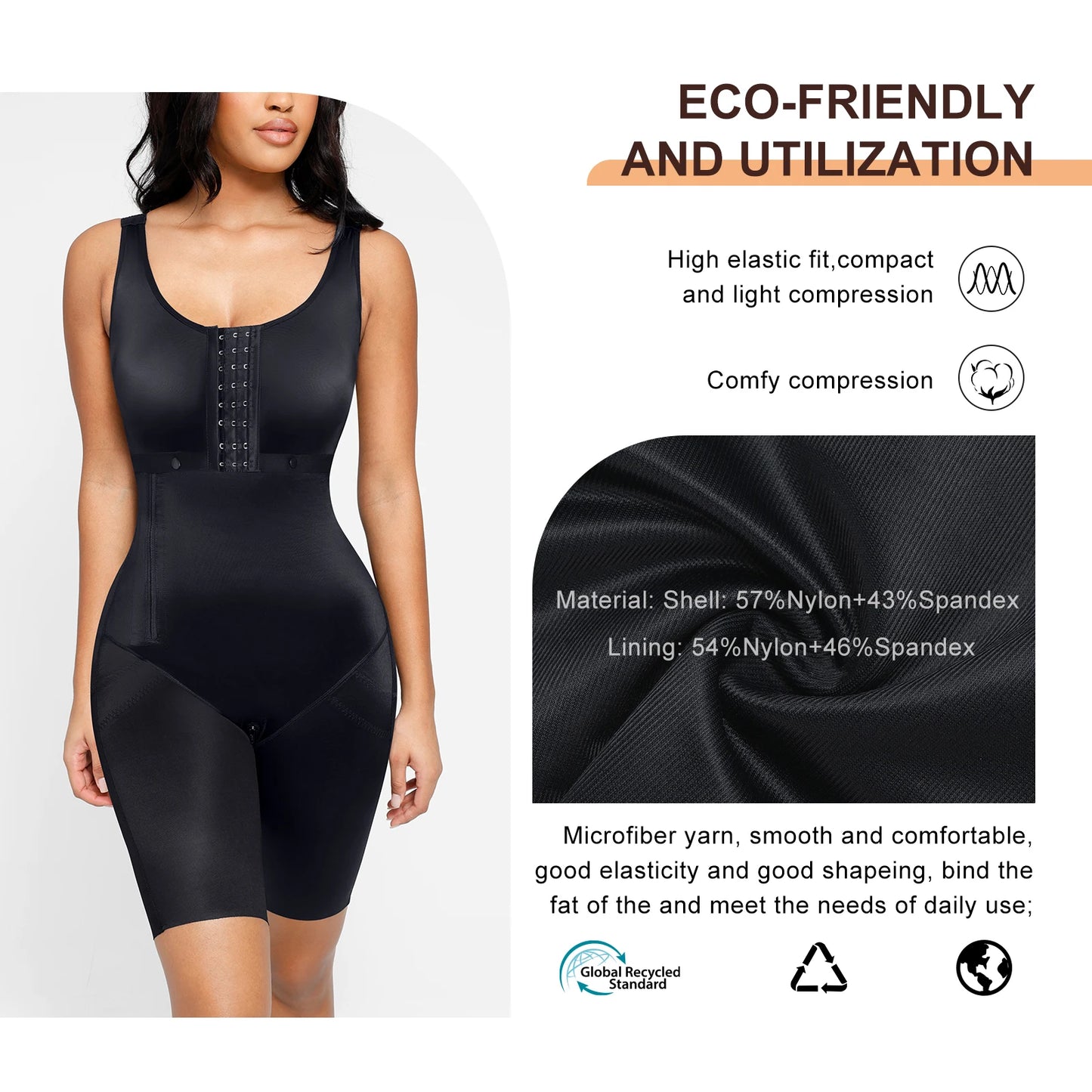 YOUShape™ Side-Zip Full-Body Shaper