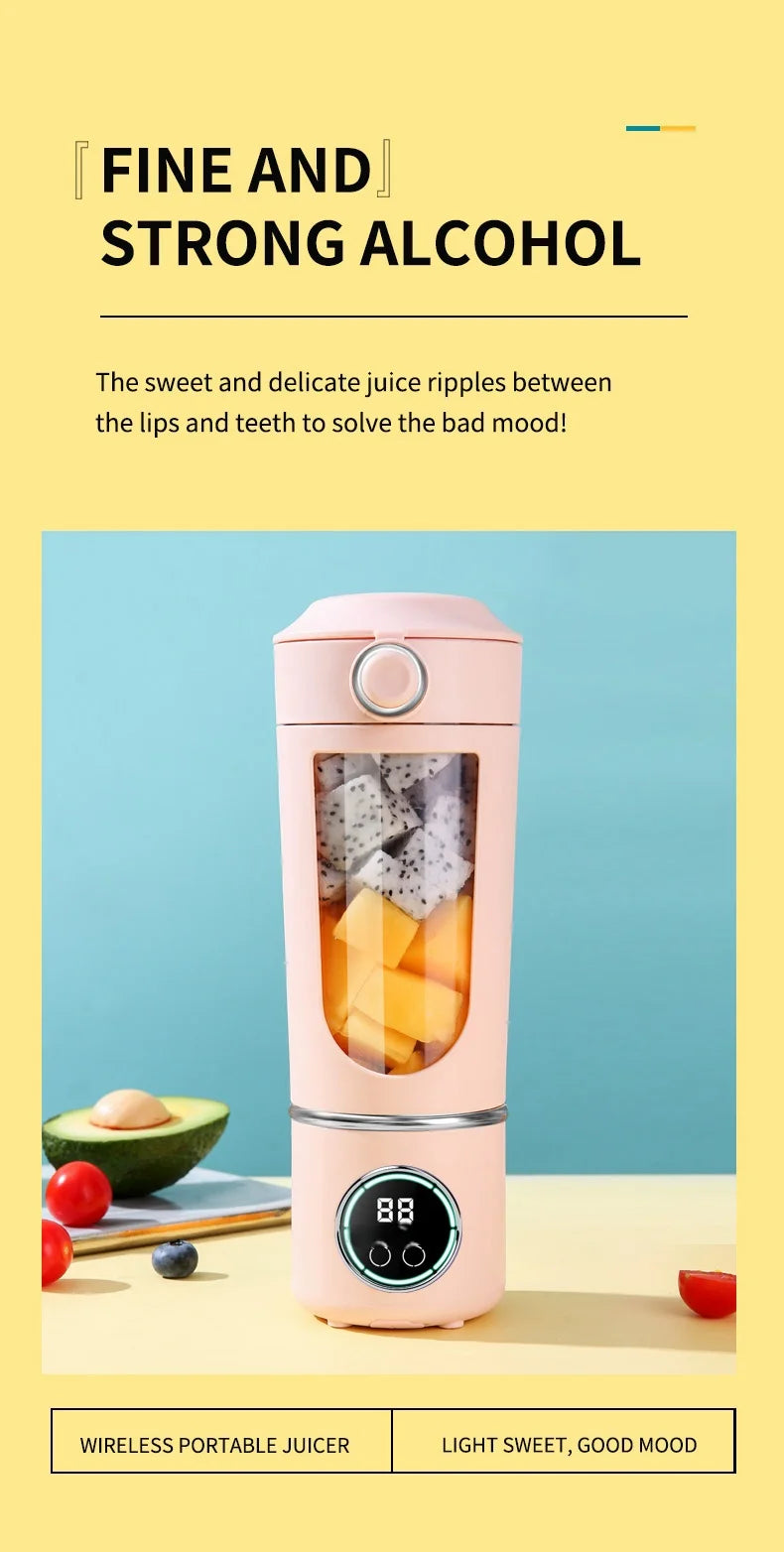 BlendBuddy™ 2-in-1 Portable Juice Blender