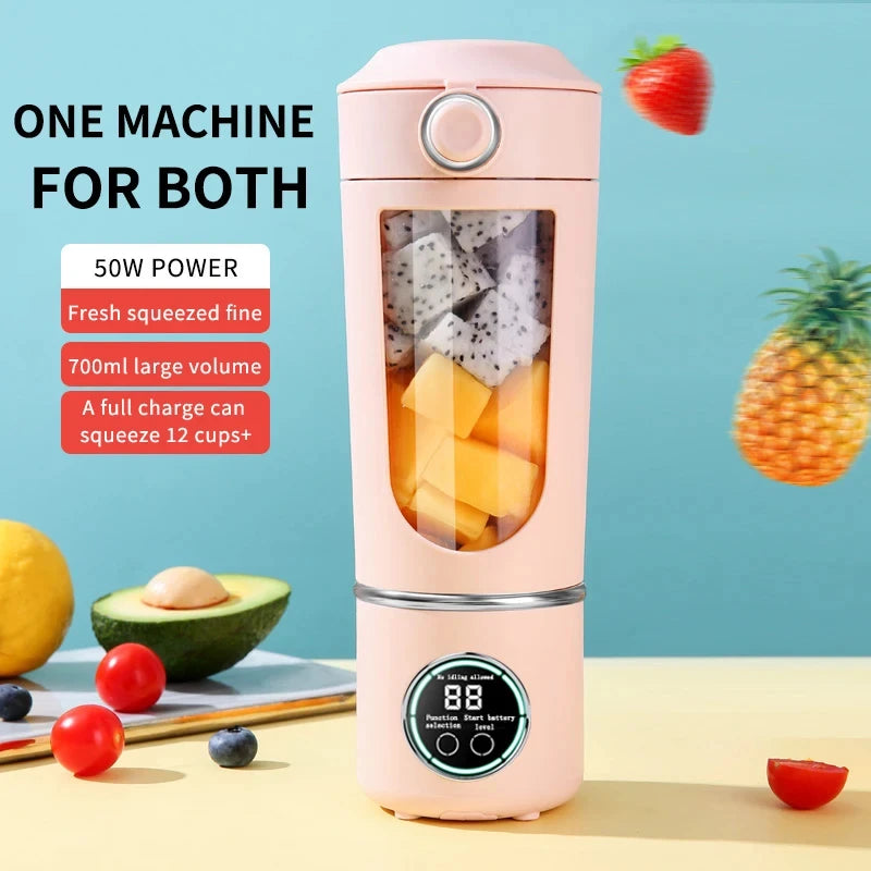 BlendBuddy™ 2-in-1 Portable Juice Blender