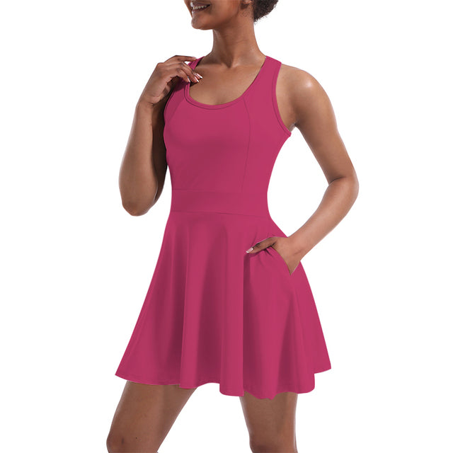 Angel 2 in 1 Workout Dress – The Gym Fox Angel 2 in 1 Workout Dress – The Gym Fox